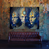 Dmt Trippy Mechanical Elves 91 Wall Art