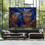 Dmt Trippy Mechanical Owls 38 Wall Art