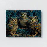 Dmt Trippy Mechanical Owls 57 Wall Art
