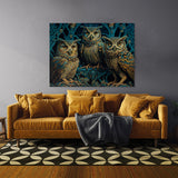 Dmt Trippy Mechanical Owls 57 Wall Art