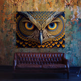 Dmt Trippy Owl 44 Wall Art