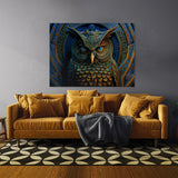 Dmt Trippy Owl 50 Wall Art