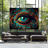 Dmt Trippy Psychedelic Eye 4 Wall Art