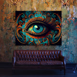 Dmt Trippy Psychedelic Eye 4 Wall Art
