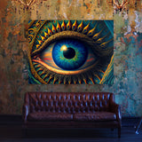 Dmt Trippy Psychedelic Eye 8 Wall Art