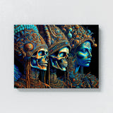 Dmt Trippy Psychedelic Mushroms 55 Wall Art