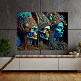 Dmt Trippy Psychedelic Mushroms 55 Wall Art