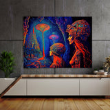 Dmt Trippy Psychedelic Mushroms 58 Wall Art