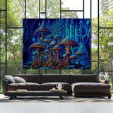 Dmt Trippy Psychedelic Mushroms 59 Wall Art