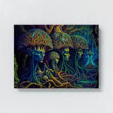 Dmt Trippy Psychedelic Mushroms 68 Wall Art