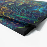 Dmt Trippy Psychedelic Mushroms 68 Wall Art