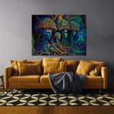 Dmt Trippy Psychedelic Mushroms 68 Wall Art