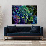Dmt Trippy Psychedelic Mushroms 70 Wall Art