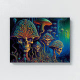 Dmt Trippy Psychedelic Mushroms 72 Wall Art