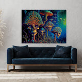 Dmt Trippy Psychedelic Mushroms 72 Wall Art