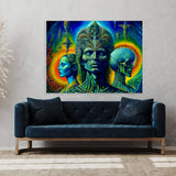 Dmt Trippy Psychedelic Mushroms 73 Wall Art