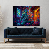 Dmt Trippy Reality Lsd 100 Wall Art