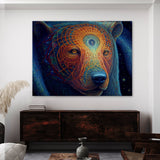 Dmt Trippy Spirit Bear 78 Wall Art