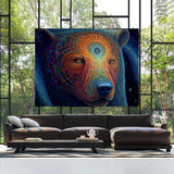 Dmt Trippy Spirit Bear 78 Wall Art