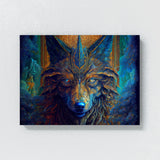 Dmt Trippy Spirit Wolf 84 Wall Art
