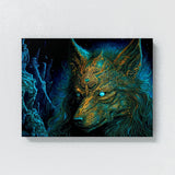Dmt Trippy Spirit Wolf 85 Wall Art