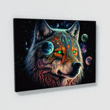 Dmt Trippy Spirit Wolf 86 Wall Art