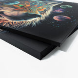 Dmt Trippy Spirit Wolf 86 Wall Art
