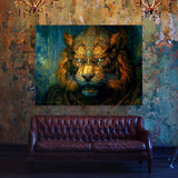 Dmt Trippy Spiritual Tiger 26 Wall Art