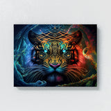 Dmt Trippy Spiritual Tiger 29 Wall Art