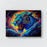 Dmt Trippy Spiritual Tiger 35 Wall Art