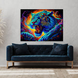 Dmt Trippy Spiritual Tiger 35 Wall Art