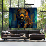 Dmt Trippy Spiritual Tiger 54 Wall Art