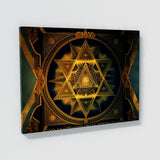 Dmt Trippy Sri Yantra 56 Wall Art