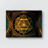 Dmt Trippy Sri Yantra 56 Wall Art