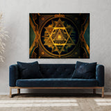 Dmt Trippy Sri Yantra 56 Wall Art