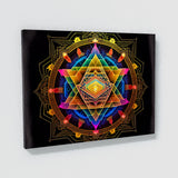 Dmt Trippy Sri Yantra 61 Wall Art