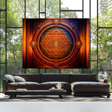 Dmt Trippy Sri Yantra 62 Wall Art