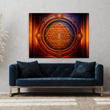 Dmt Trippy Sri Yantra 62 Wall Art