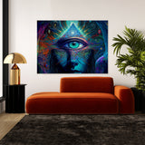 Dmt Trippy Third Eye Psychedelic 20 Wall Art