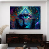 Dmt Trippy Third Eye Psychedelic 20 Wall Art
