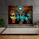 Dmt Trippy Third Eye Psychedelic 22 Wall Art