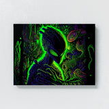 Trippy Psychedelic Alien 27 Wall Art