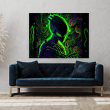 Trippy Psychedelic Alien 27 Wall Art