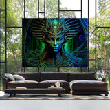 Trippy Psychedelic Alien 29 Wall Art