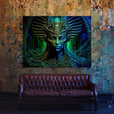 Trippy Psychedelic Alien 29 Wall Art