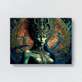Trippy Psychedelic Alien 30 Wall Art