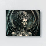 Trippy Psychedelic Alien 31 Wall Art