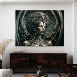 Trippy Psychedelic Alien 31 Wall Art