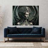 Trippy Psychedelic Alien 31 Wall Art