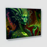 Trippy Psychedelic Alien Weed 107 Wall Art